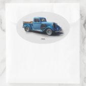 Bleu autocollant de camion de ramassage 1935 (Sac)