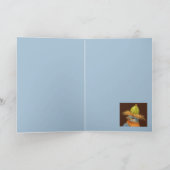 bleu avec casquette gooseberry sur carte (Intérieur)