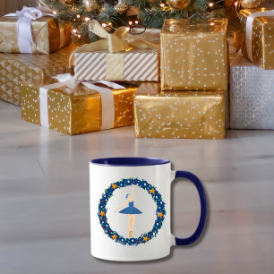 Bleu Ballerina Mug Vacances élégantes