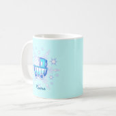 Bleu Bébé buggy mug (Devant gauche)