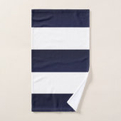 Bleu blanc (Serviette à main)