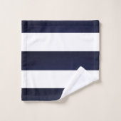 Bleu blanc (Gant de toilette)