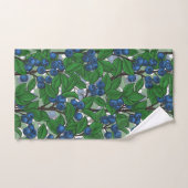 Bleu blanc (Serviette à main)