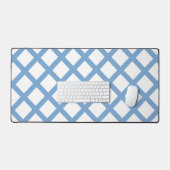 Bleu Blanc Arlequin Diamond Motif (Clavier et souris)