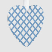 Bleu Blanc Arlequin Diamond Motif (devant)
