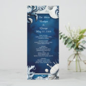 bleu & blanc côtier vibe programme de mariage & me (Debout devant)