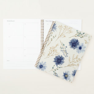 Bleu Blanc Floral 