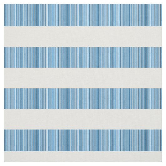 Bleu Blanc Moderne Tissu (Échantillon)