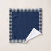 Bleu, blanc, multithread (Gant de toilette)