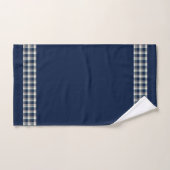 Bleu, blanc, multithread (Serviette à main)