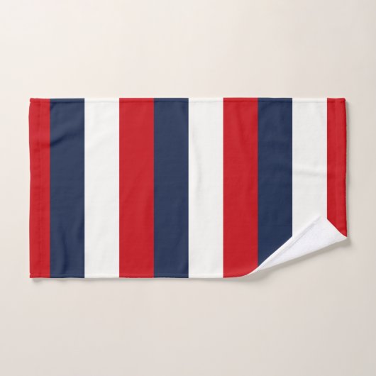 Bleu blanc rouge (Serviette à main)