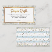 Bleu & Blancs, Cartes à carreaux de couches Confet (Devant / Derrière)