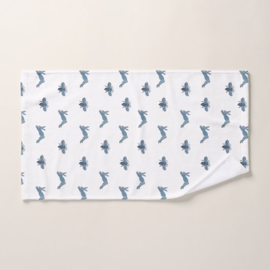 Bleu Bleu Blanca (Serviette à main)