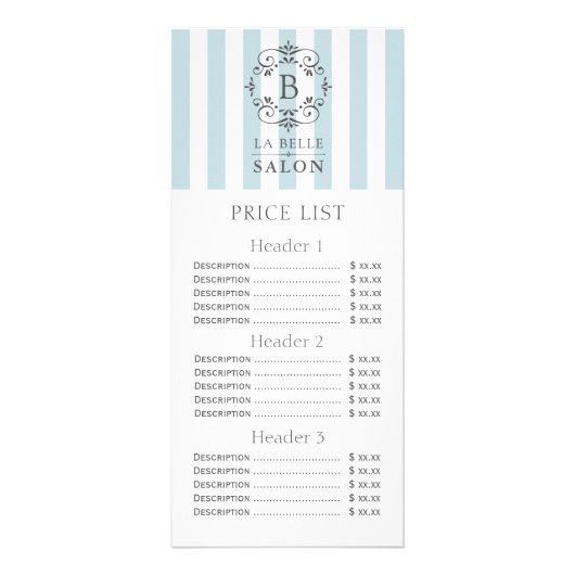 Bleu Bleu Bleu Bleu - Prix Menu (Devant)