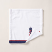 Bleu Bleu Bleu de la Marine Nautique (Gant de toilette)