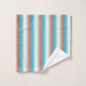 Bleu Bleu Bleu Doux Blancs (Gant de toilette)
