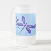 Bleu Bleu dragonfly été Mug (Devant gauche)