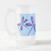 Bleu Bleu dragonfly été Mug (Gauche)