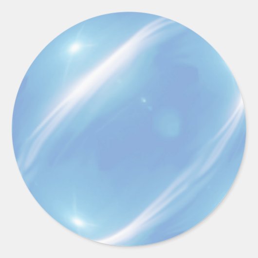 Bleu Bleu Jaw Briser Party Sticker (Devant)