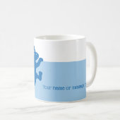 Bleu bleu lapin Mug (Devant droit)
