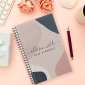 Bleu bleu marine moderne Formes Abstraites neutres