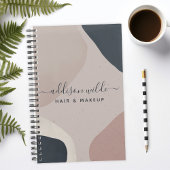 Bleu bleu marine moderne Formes Abstraites neutres