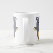 Bleu Bleu mignon Cartoon Ours Jumbo Mug (Dos)