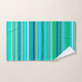 Bleu bleu océan et turquoise (Serviette à main)