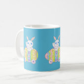 Bleu Boeuf de Pâques Lapin Mug (Devant gauche)