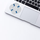 Bleu Bouée Monogramme Vinyl Sticker