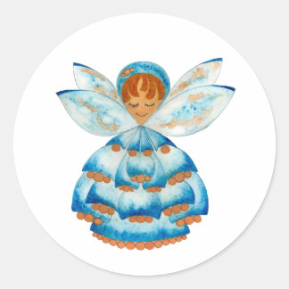 Bleu Boule Pixie Sticker