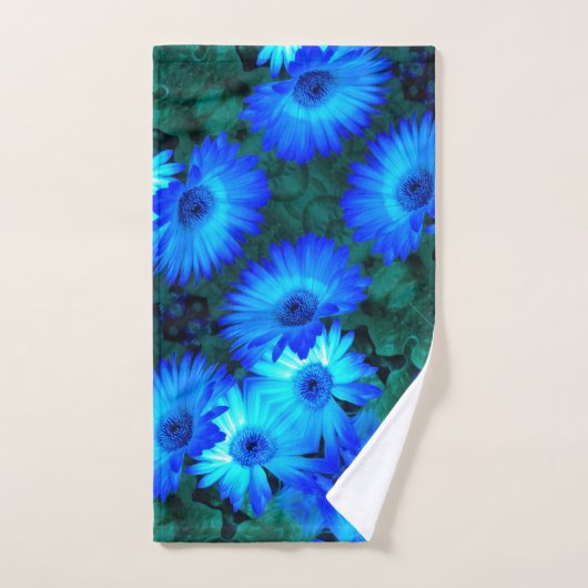 Bleu brillant (Serviette à main)