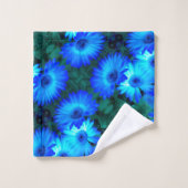 Bleu brillant (Gant de toilette)