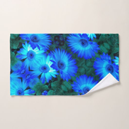 Bleu brillant (Serviette à main)