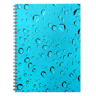Bleu Bubbles design pour Spiral Photo Carnet