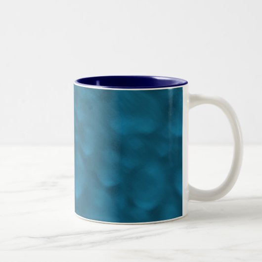 Bleu bulles Mug (Droit)