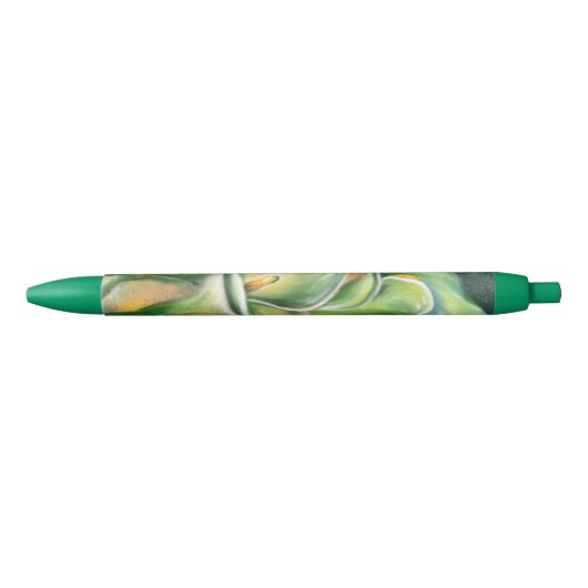Bleu Calla Lily Fleurs stylo (Devant)