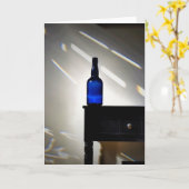 Bleu, carte (Fleur jaune)