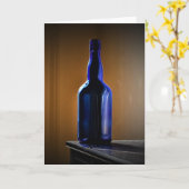 Bleu, carte (Fleur jaune)
