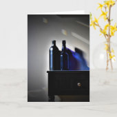 Bleu, carte (Fleur jaune)