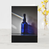 Bleu, carte (Fleur jaune)