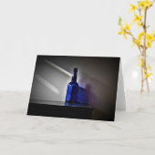 Bleu, carte (Fleur jaune)