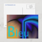 Bleu - Carte postale (Devant / Derrière)