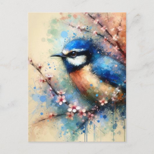 Bleu, Carte postale (Devant)