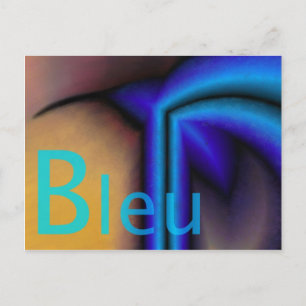 Bleu - Carte postale Briefkaart