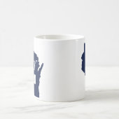 bleu cassé de tasse de klaxon (Centre)