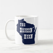 bleu cassé de tasse de klaxon (Gauche)