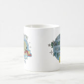 Bleu C'est bon oiseau Mona Nanalan mug (Centre)