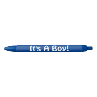 Bleu C'est un Garçon Stylos mains dehors