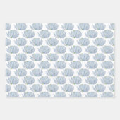 Bleu Chalk Sticks sur l'ensemble papier d'emballag (Devant 3)